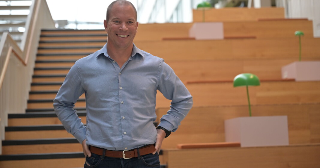 INNOVATØRER: Aims Innovation, her representert ved daglig leder Ivar Sagemo, har holdt til i Startuplab-inkubatoren på Forskningparken i ti år. De har brukt tiden godt, og har et produkt de mener er verdensledende. (Foto: Stig Øyvann) INNOVATØRER: Aims Innovation, her representert ved daglig leder Ivar Sagemo, har holdt til i Startuplab-inkubatoren på Forskningparken i ti år. De har brukt tiden godt, og har et produkt de mener er verdensledende. (Foto: Stig Øyvann)