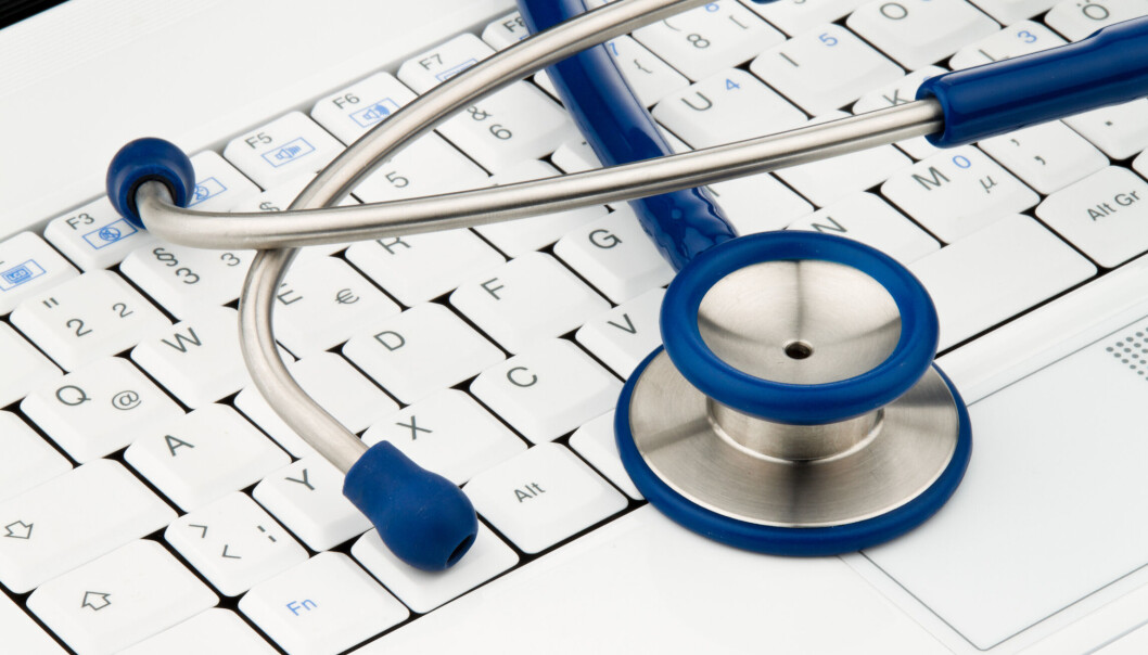 Stethoscope on Computer Keyboard Stethoscope on Computer Keyboard