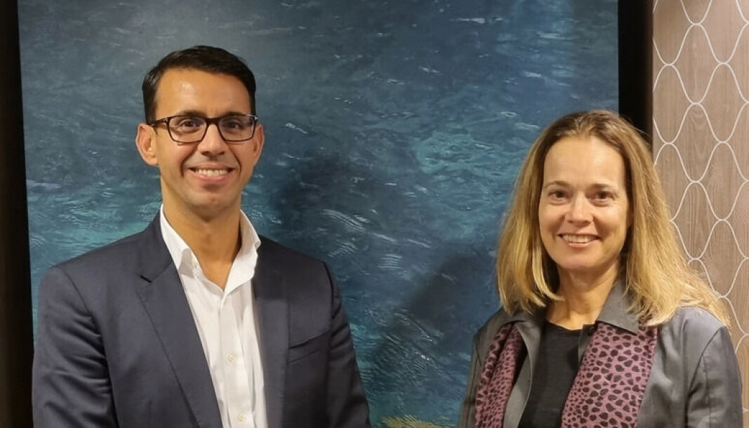 SAMMEN: Jalal Bouhdada, CEO i Applied Risk og Liv Hovem, CEO, DNV Accelerator.jpg SAMMEN: Jalal Bouhdada, CEO i Applied Risk og Liv Hovem, CEO, DNV Accelerator.jpg
