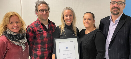 Norsk ungdomsskole mottok høythengende utmerkelse av Apple