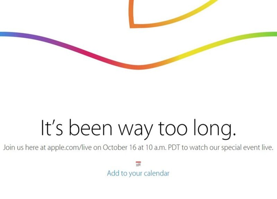 Apple direktesender torsdagens event