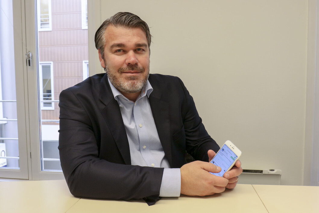NORDEN-FOKUS: - 70 prosent av inntektene til Projectplace kommer fra Norge og Sverige, ifølge CEO Johan Zetterström. (Foto: Toralv Østvang) NORDEN-FOKUS: - 70 prosent av inntektene til Projectplace kommer fra Norge og Sverige, ifølge CEO Johan Zetterström. (Foto: Toralv Østvang)