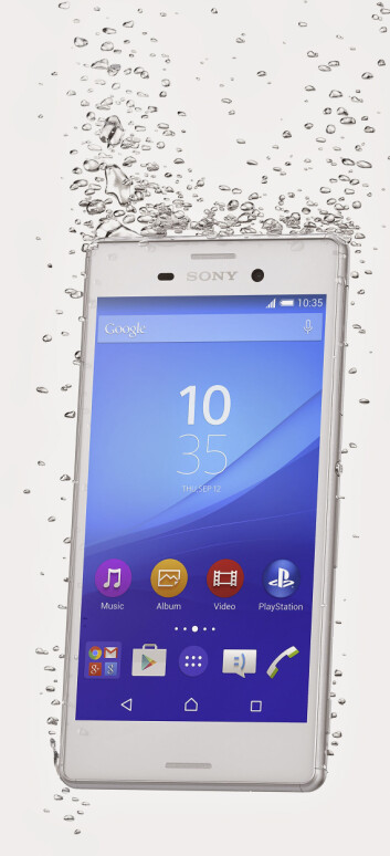 MER VANNTETT: Sony har også lansert en vanntett mobil på Barcelona-messen: Xperia M4 Aqua. (Foto: Sony)