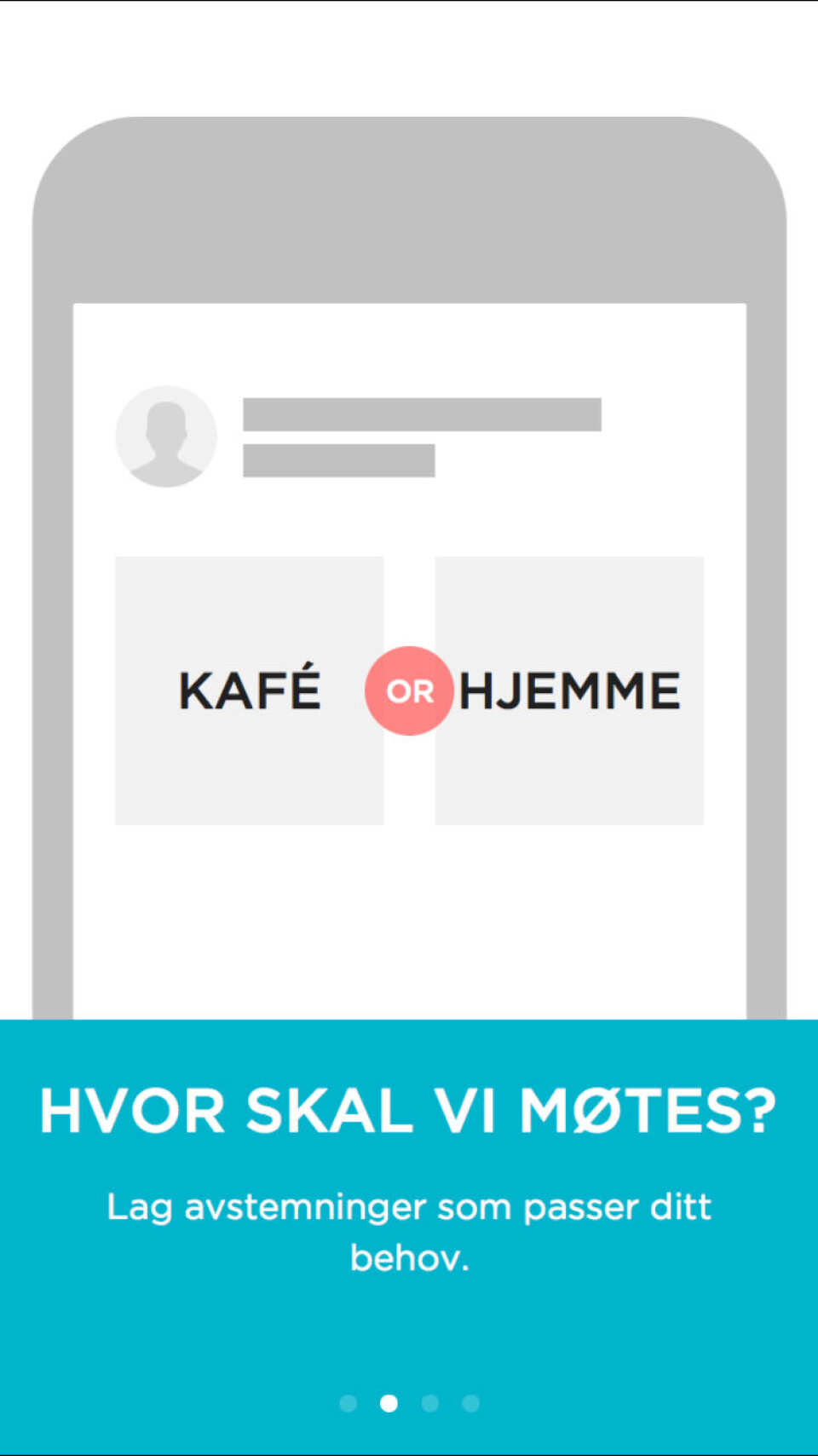 SPOND: Fra et av velkomst-skjermbildene i Spond-appen.