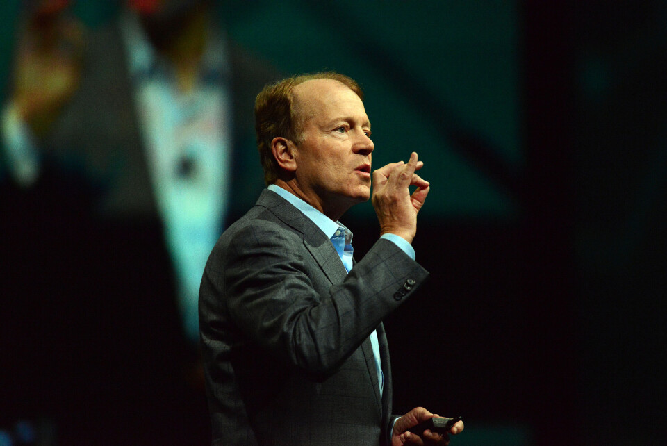 VENTER SKATTEREFORM: Cisco-sjef John Chambers mener USA-skatteregler for internasjonale selskaper hverken tjener USA eller aksjeeierne. (Foto: Dag-Rune. Vollen)