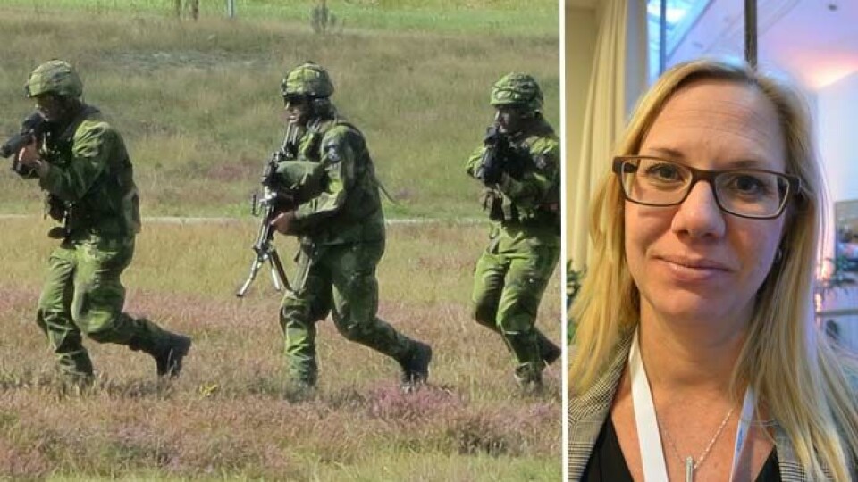 SLITER: Rebecca Ingmarsdotter er ansvarlig for det svenske forsvarets SAP-prosjekt. Hun forteller at konsulenters bidrag har vært viktig, men at de fremover vil gjøre mer selv. (Foto: Computer Sweden/ Lars Danielsson)