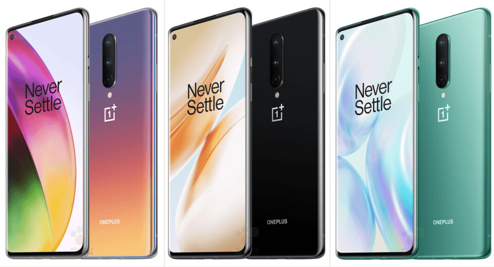 FARGERIK: Modellen kommer i flere farger. (Foto: Oneplus) FARGERIK: Modellen kommer i flere farger. (Foto: Oneplus)