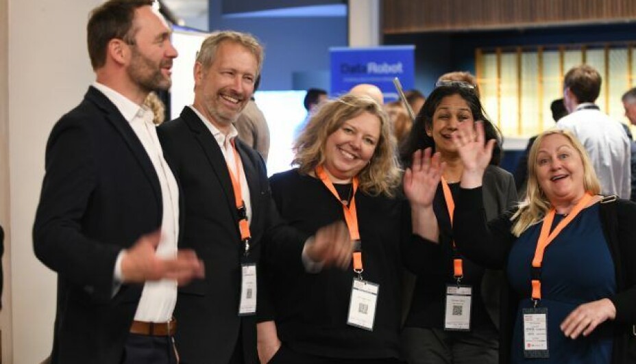 Faggruppen BI & Analytics på konferansen Make Data Smart 2019 (Foto: DND)