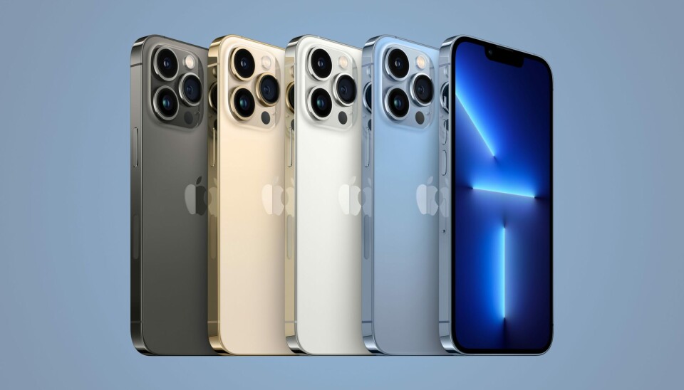 BESTSELGER: Iphone 13 Pro Max ble den mest solgte telefonen i desember i Telias butikker. (Foto: Apple) BESTSELGER: Iphone 13 Pro Max ble den mest solgte telefonen i desember i Telias butikker. (Foto: Apple)