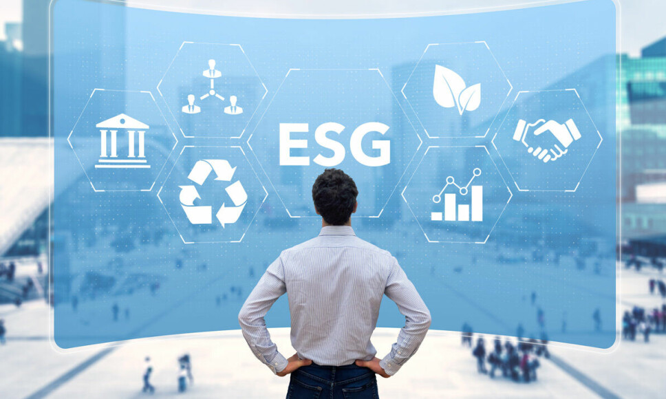 'ESG er betegnelsen på miljø (Environmental), sosiale forhold (Social), og eierstyring og selskapsledelse (Governance).'