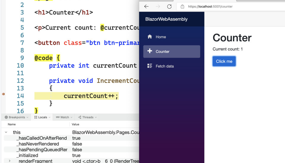 Visual Studio 2022 for Mac forhåndsvisning