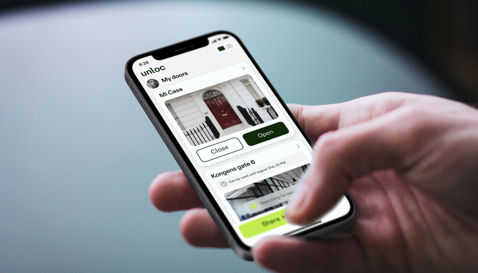 ETT STED: Unloc utvikler en programvare som knytter sammen ulike låsleverandørene inn i én og samme app. (Foto: Unloc)