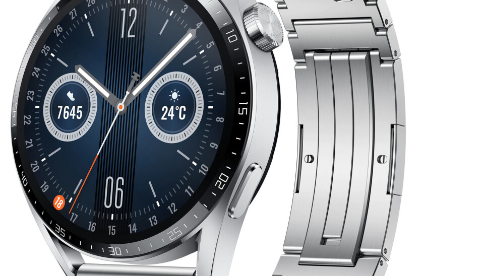 LUKSUS: GT3 ser bra ut på håndleddet, og glimrende batteritid gjør den til en god treningspartner. (Foto: Huawei) LUKSUS: GT3 ser bra ut på håndleddet, og glimrende batteritid gjør den til en god treningspartner. (Foto: Huawei)