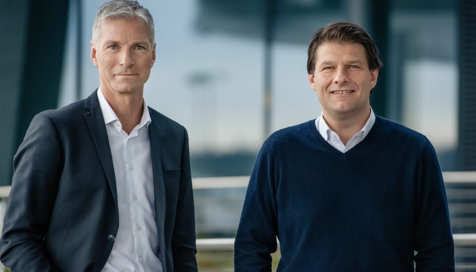 NY SJEF: Pexip fv CEO Trond K Johannessen og styreleder Michel Sagen