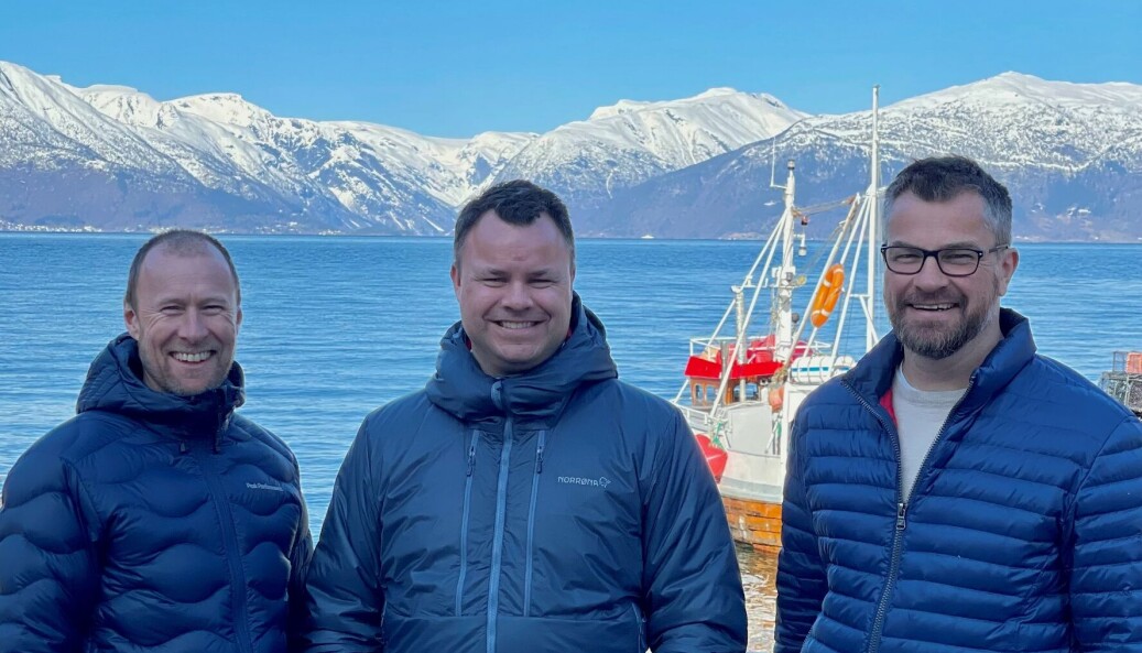FRAMTID: Highsoft ser fremover med ny daglig leder fra 1. juni. F.v. Torstein Skage (styreleder), Atle Sivertsen (ny daglig leder) og Torstein Hønsi (gründer av Highsoft AS). (Foto: Highsoft) FRAMTID: Highsoft ser fremover med ny daglig leder fra 1. juni. F.v. Torstein Skage (styreleder), Atle Sivertsen (ny daglig leder) og Torstein Hønsi (gründer av Highsoft AS). (Foto: Highsoft)