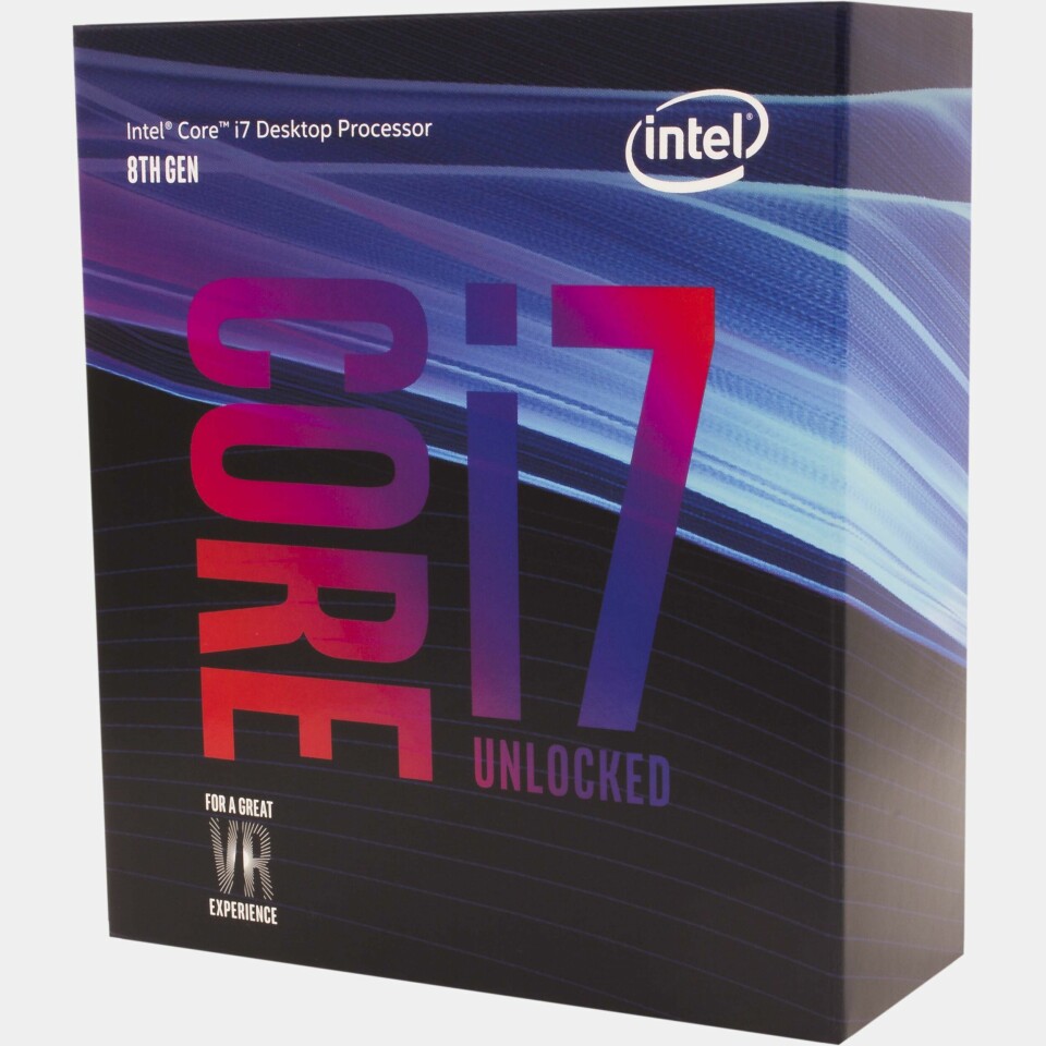 INTEL: Vi hadde ikke så mye valg, men 8700K er en allsidig og meget solid prosessor. (Foto: Intel)