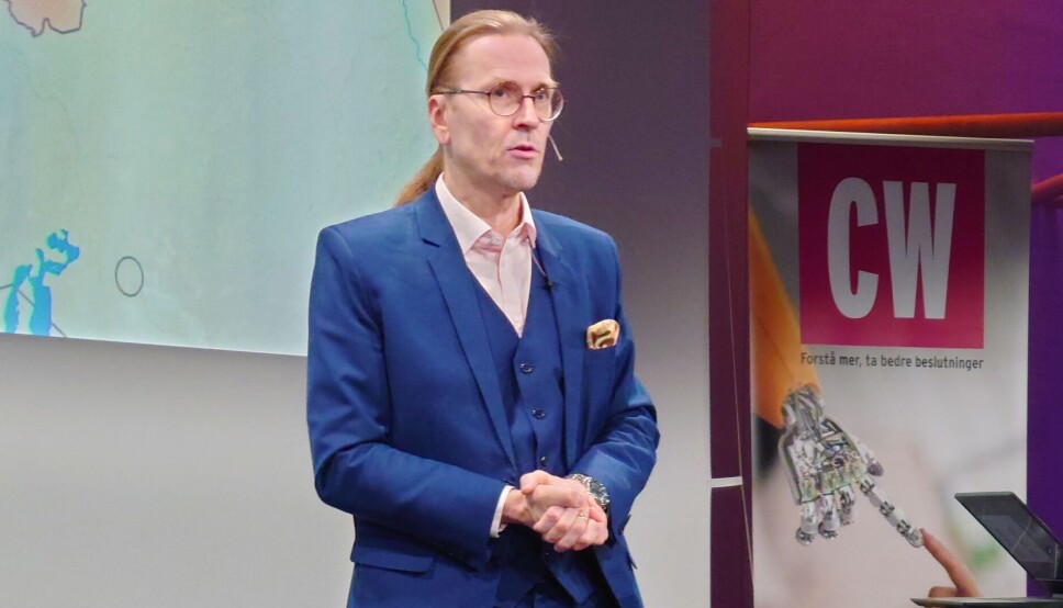 VIKTIG TRENING: Sikkerhetsguru Mikko Hypponen tror år med angrep fra Russland har gitt Ukraina verdifull trening på cyberangrep før invasjonen fant sted. (Foto: Anders Løvøy)