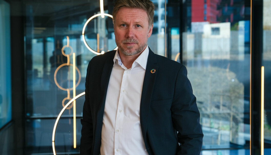 FORSVARS-IT: Ole Petter Saxrud, administrerende direktør i Atea Norge, er fornøyd med forlenget tillit fra Forsvaret. (Foto: Jonas Mathiassen)