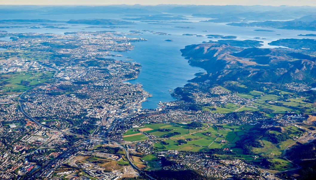 DIGITALT FYLKE: Rogaland (her representert med Stavanger) har et næringsliv preget av mye internasjonal virksomhet. Det gjør også digitaliseringstakten større enn for resten av landet. (Foto: Alexey Topolyanskiy)