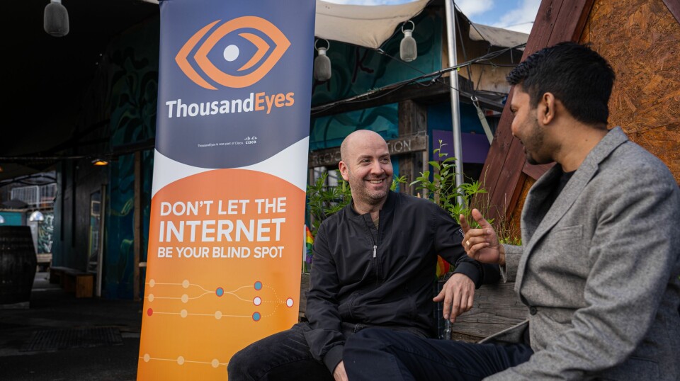 Kent Heide i Conscia forteller at mange allerede har ThousandEyes inkludert i sine eksisterende Cisco-lisenser. Foto: TUM Studio Kent Heide i Conscia forteller at mange allerede har ThousandEyes inkludert i sine eksisterende Cisco-lisenser. Foto: TUM Studio