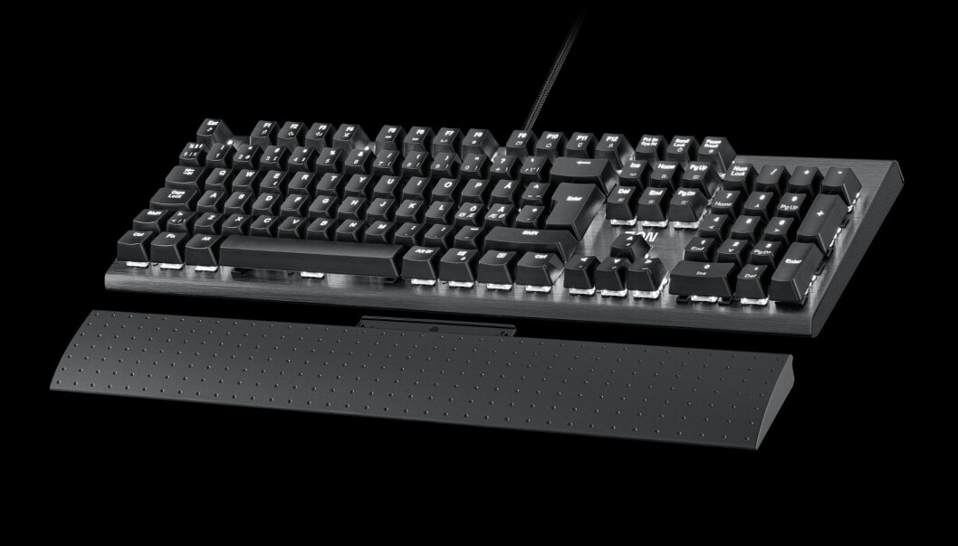 BACK IN BLACK: Zon Keyboard1 er et glimrende og litt retro gamingtastatur. (Foto: NetOnNet) BACK IN BLACK: Zon Keyboard1 er et glimrende og litt retro gamingtastatur. (Foto: NetOnNet)