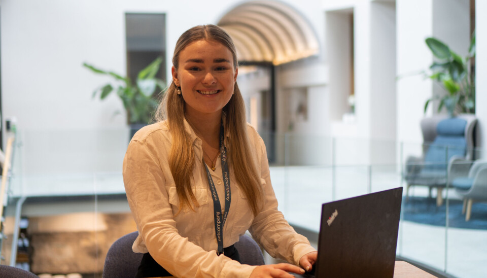 SOMMERJOBB: Oline har sommerjobb i Netcompany. (Foto: Netcompany)