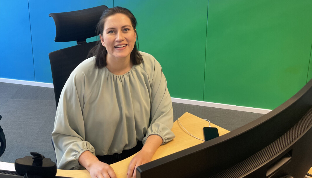 KONTORET: I sommer er Amanda Lange fra Visma Resolve på kontoret. (Foto: Privat) KONTORET: I sommer er Amanda Lange fra Visma Resolve på kontoret. (Foto: Privat)