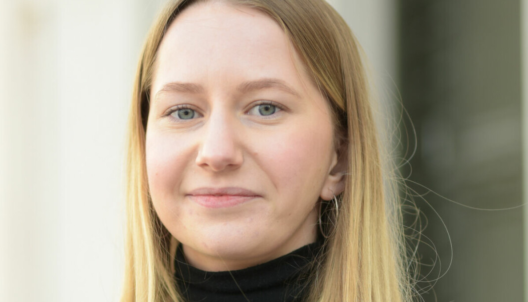 FORSKER: Sammen med kollegaer ved UiO har Amelia Svensson analysert tall om svindel i Norge. (Foto: UiO)