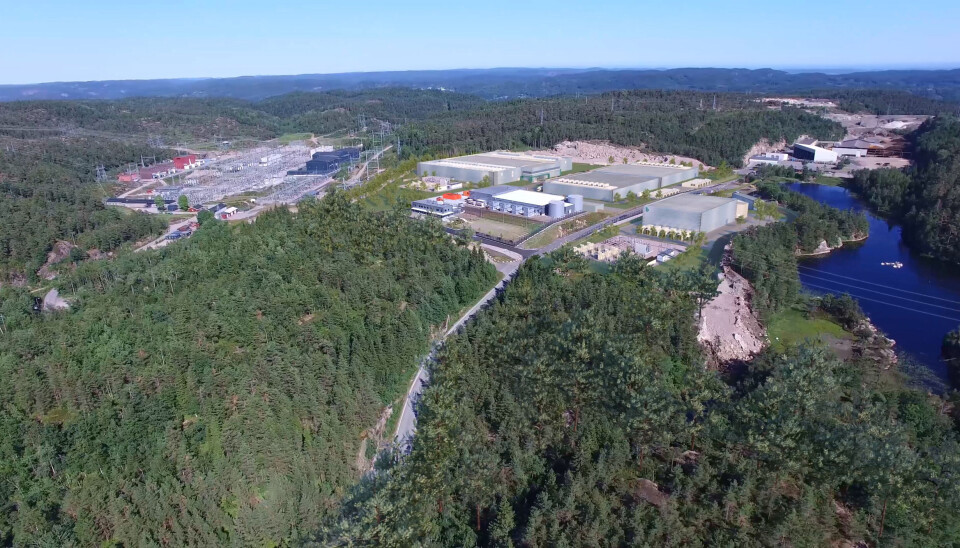 MER STRØM: Bulk N01 utenfor Kristiansand får kraftig oppgradert strømforsyning. (Foto: Bulk) MER STRØM: Bulk N01 utenfor Kristiansand får kraftig oppgradert strømforsyning. (Foto: Bulk)