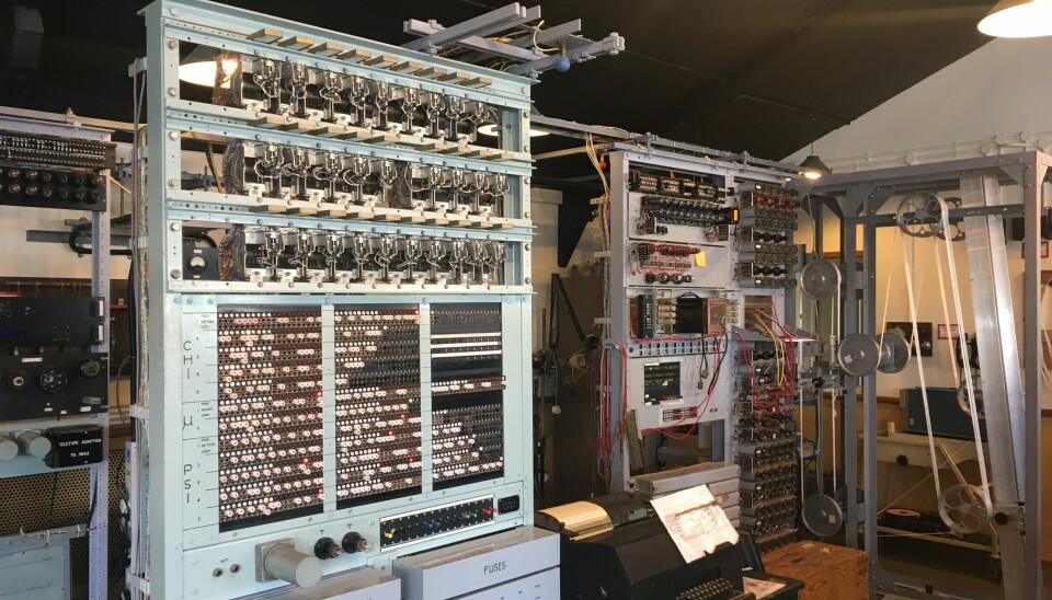 AVANSERT: Kvantemaskiner åpner opp for mer avansert teknologi. Illustrert ved Colossus-maskinen som ble brukt under andre verdenskrig. (Foto: Unsplash)