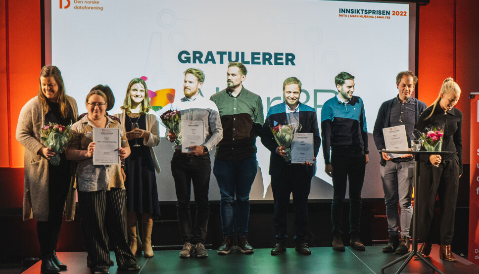 VINNERTEAMET: Aker BP vant dataforeningens innsiktspris 2022. (Foto: DND) VINNERTEAMET: Aker BP vant dataforeningens innsiktspris 2022. (Foto: DND)