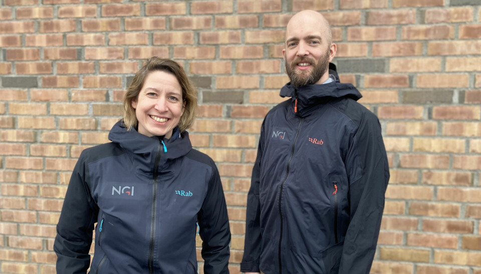 BRANSJELØFT: Med Field Manager ønsker Kristin Paulsen, leder for NGI Digital og Mats Kahlström, som leder produktutviklingen av plattformen hos NGI å bidra til et digitalt løft av geoteknikkbransjen. (Foto: NGI)