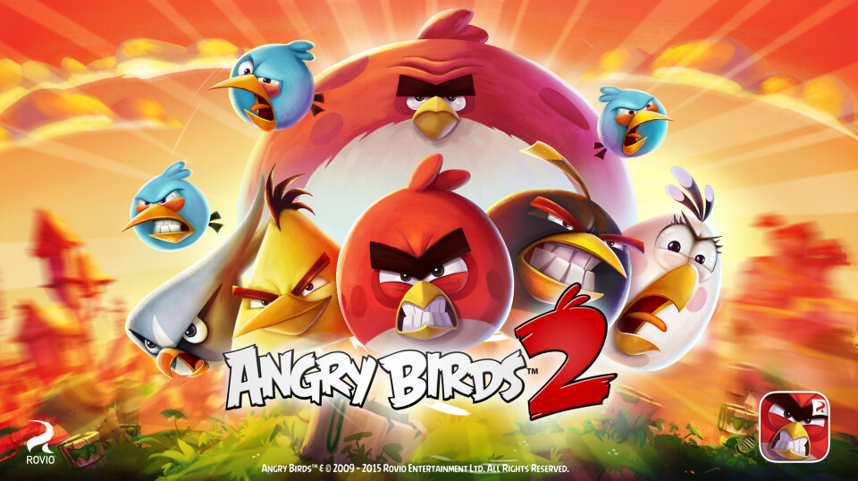 SUKSESS: De sinte fuglene er utgitt i flere versjoner som spill på mobiltelefoner og gjort finske Rovio til en pengemaskin. (Foto: Rovio)