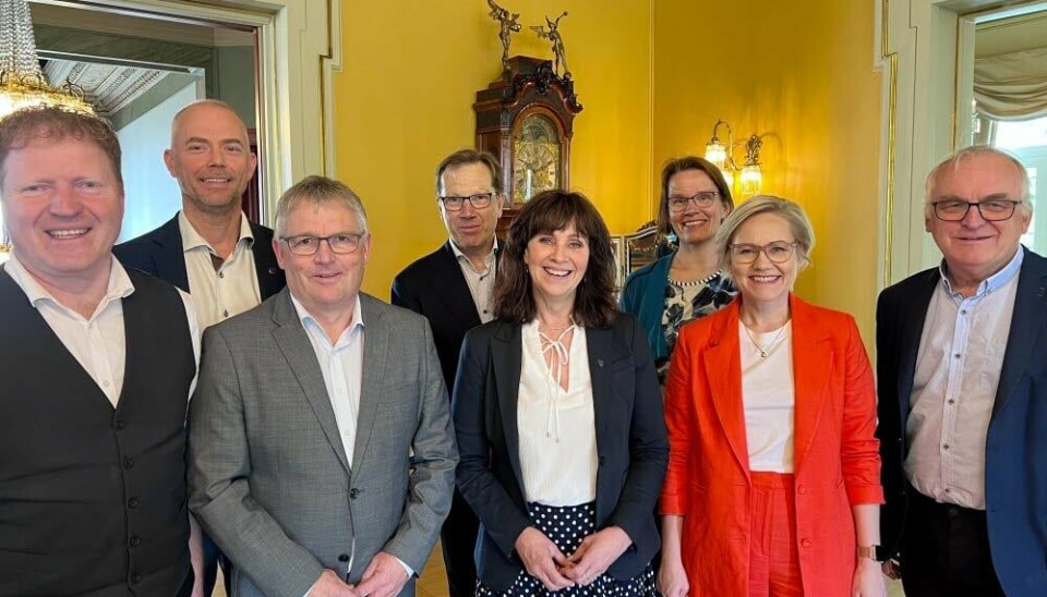 GA BESKJED: KS ønsker fortgang i arbeidet med informasjonssikkerhet og er bekymret for manglende finansiering av modernisering av statlige fellesløsninger. Det ga de regjeringen beskjed om under årets konsultasjonsmøte om digitalisering. (Foto: KS) GA BESKJED: KS ønsker fortgang i arbeidet med informasjonssikkerhet og er bekymret for manglende finansiering av modernisering av statlige fellesløsninger. Det ga de regjeringen beskjed om under årets konsultasjonsmøte om digitalisering. (Foto: KS)