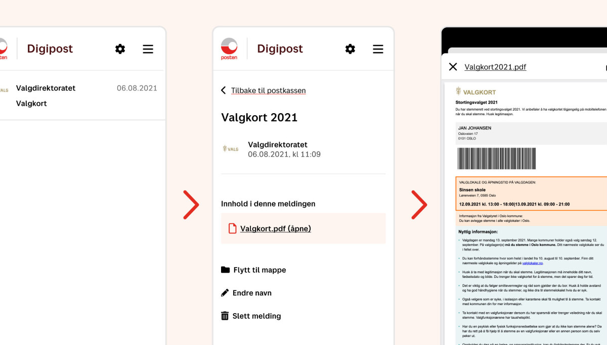 Digipost Box Digipost har fått ny meldingsvisning