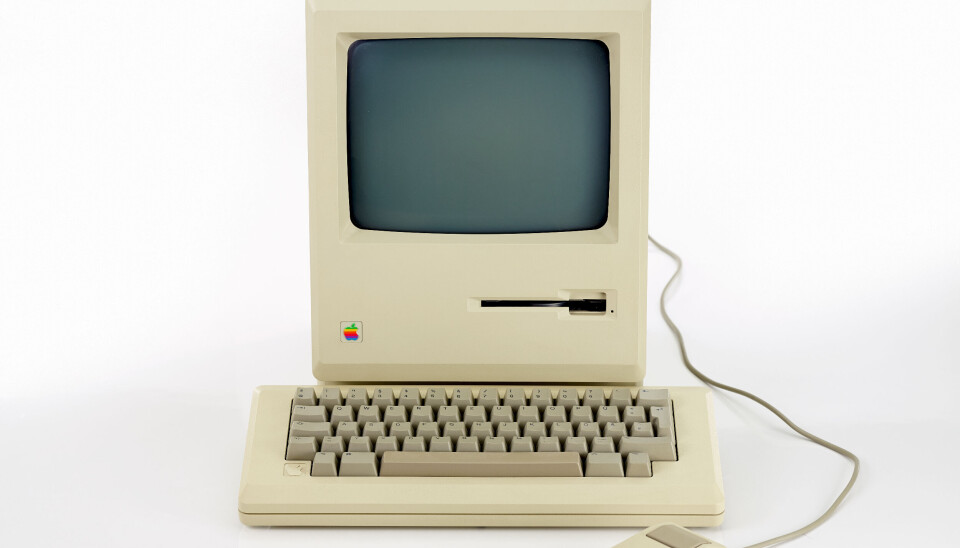 GRAFISK: Macintosh fra 1984 - den første pc-en med grafisk brukergrensesnitt. (Foto: Getty Images)