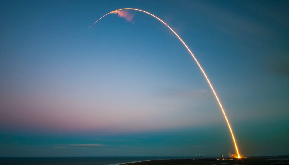 LIFTOFF: Det var «liftoff» for romteleskopet Euclid lørdag ettermiddag norsk tid. Kanskje kan teleskopet gi svar på noen av fysikkens største mysterier. (Illustrasjonsfoto (ikke Euclid): SpaceX/ Unsplash) LIFTOFF: Det var «liftoff» for romteleskopet Euclid lørdag ettermiddag norsk tid. Kanskje kan teleskopet gi svar på noen av fysikkens største mysterier. (Illustrasjonsfoto (ikke Euclid): SpaceX/ Unsplash)