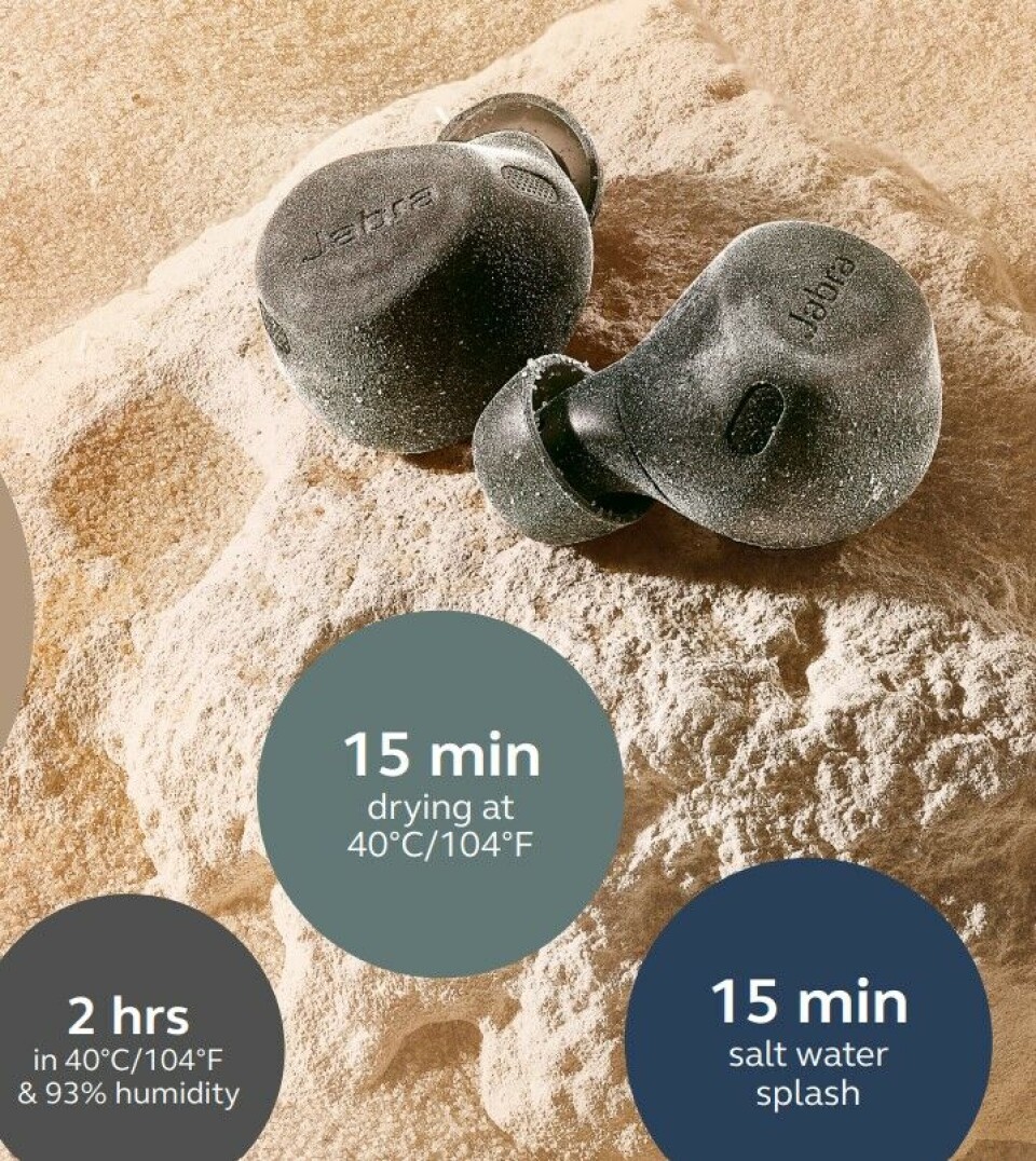 SOLIDE: De nye ørepluggene fra Jabra skal tåle en støyt. (Foto: produsenten) SOLIDE: De nye ørepluggene fra Jabra skal tåle en støyt. (Foto: produsenten)