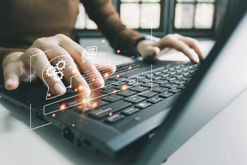 Kunsstig intelligens bruker ved tastatur chat AI
Shutterstock