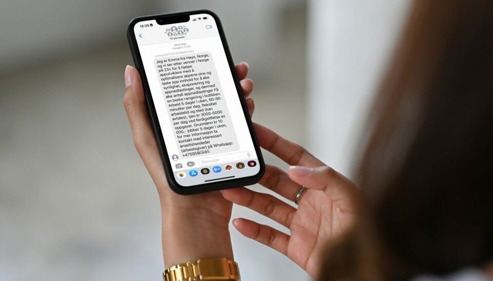 ADVARER: Telenor advarer mot ny rekrutteringssvindel. (Foto: Telenor) ADVARER: Telenor advarer mot ny rekrutteringssvindel. (Foto: Telenor)