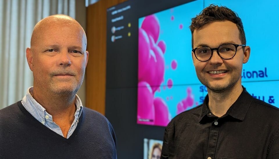 NY CTO: I sin nye stilling som teknologidirektør i Cyviz vil Gøran Hansen (t.h) få det globale ansvaret for teknologiutviklingen til det norske selskapet. Her sammen med administrerende direktør Espen Gylvik. (Foto: Cyviz) NY CTO: I sin nye stilling som teknologidirektør i Cyviz vil Gøran Hansen (t.h) få det globale ansvaret for teknologiutviklingen til det norske selskapet. Her sammen med administrerende direktør Espen Gylvik. (Foto: Cyviz)
