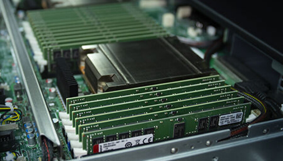 Oppgrader serveren din med Kingston-serverminne. (Foto: Kingston) Kingston-serverminne installert i et serverrack.