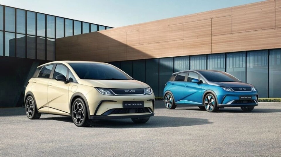 STØRRE: Tesla blir forbikjørt som verdens største leverandør av elektriske biler – av kinesiske Byd. (Foto: Byd).