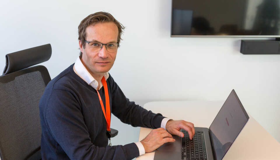 HÅPER: Einar Martin Aandahl, CEO i Ledidi, håper Ledidis programvare vil være av stor verdi for forskere og klinikere i Helse Sør-Øst. (Foto: Frode Reier-Nilsen)