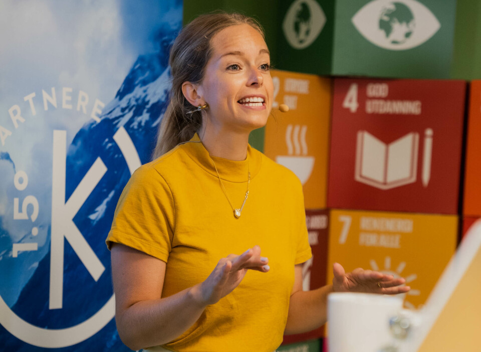Nelly Flatland er bærekraftdirektør i it-selskapet Atea. (Foto: Atea)