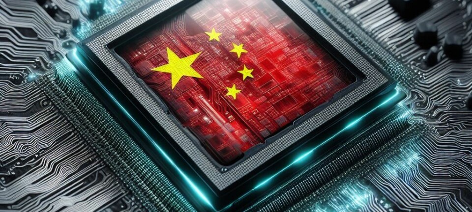 Kina China prosessor processor flagg