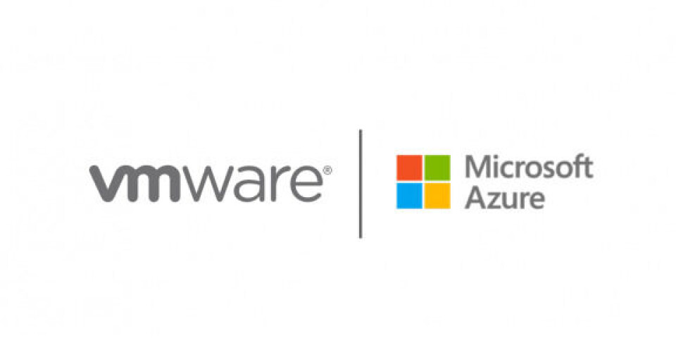 TETTERE: Microsoft og VMware skal jobbe tettere sammen fremover. (Foto: VMware) Logo VMware og Microsoft. (Foto: VMware)