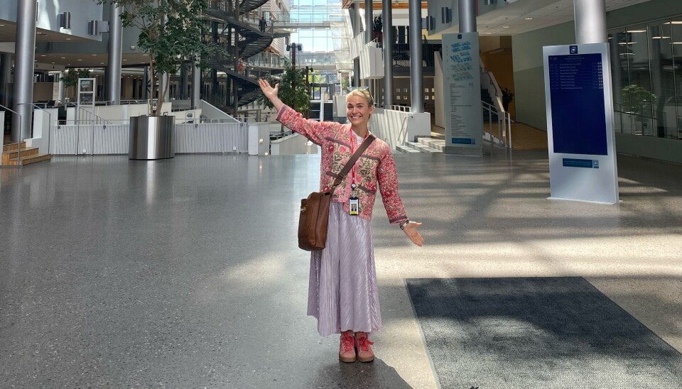 Sommerjobben handler om å bruke kunstig intelligens for å bedre tilfredsheten med tilbakemeldinger, og Hedda Henrikke Friele Eide ser på det som spennende arbeidserfaring. (Foto: Privat)