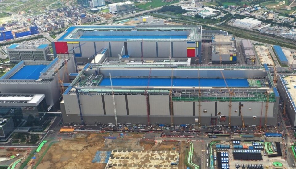 MINNEPRODUKSJON: Samsungs fabrikk for produksjon av avanserte minnebrikker i Pyeongtaek, Korea. (Foto: Samsung) Samsungs fabrikk for produksjon av avanserte minnebrikker i Pyeongtaek, Korea. (Foto: Samsung)