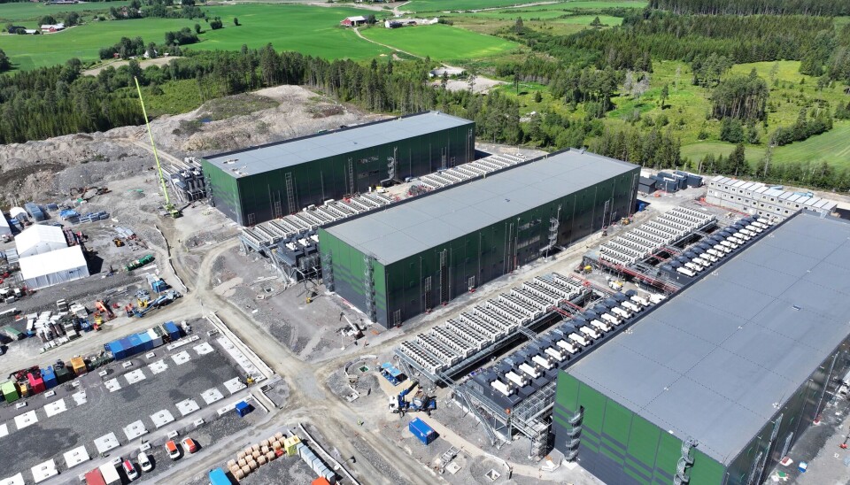 I SKOGEN: Green Mountains datasenter på Heggvin på grensen mellom Hamar og Løten leier ut mye av sin kapasitet til Tiktok.